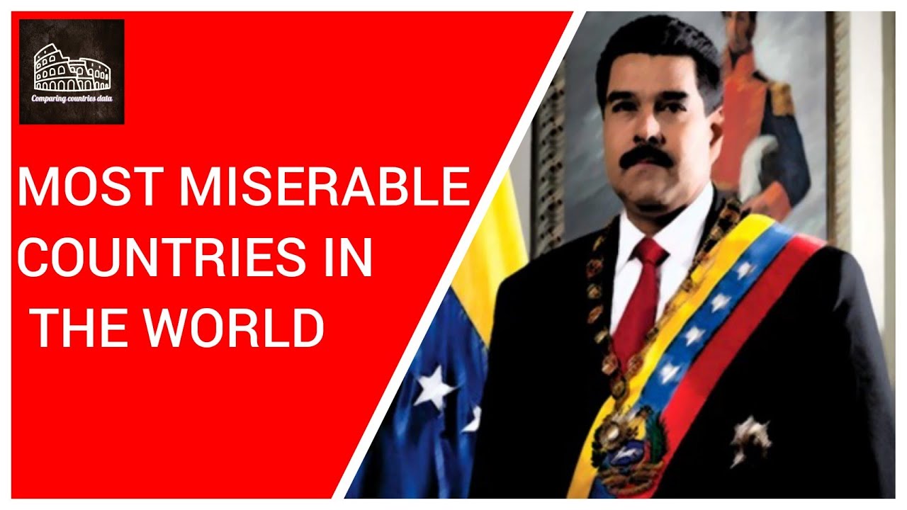 MOST MISERABLE COUNTRIES IN THE WORLD