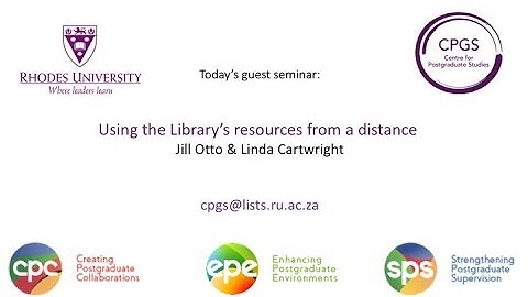 Databases, online searches and setting up search alerts