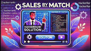 Sales by Match HackerRank Solution | Easy Explanation + Code | Coding Interview Prep | C++ solution