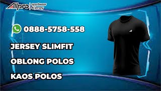 JERSEY POLOS SLIMFIT BLACK