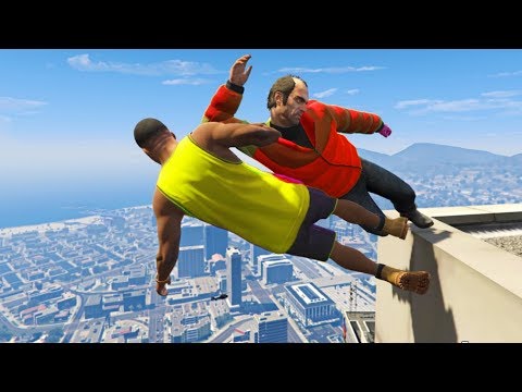 GTA 5 CRAZY Jumps/Falls Compilation #7 (Grand Theft Auto V Gameplay Fails Funny Moments)