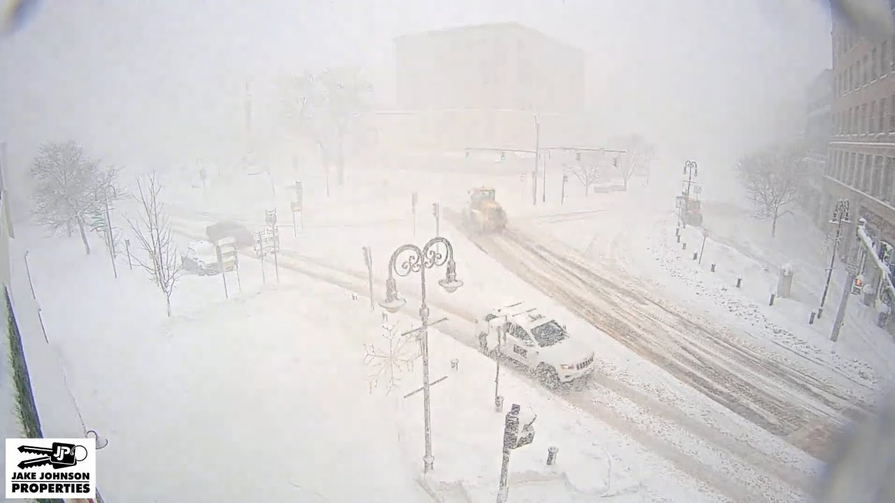 Lake-effect snow timelapse Watertown, NY - Nov 29 - Dec 1, 2024 - 17 inches of snow