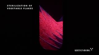 Sterilization of vegetable flakes with Food Safety-IRD
