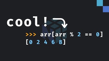 4: Indexing and slicing NumPy arrays
