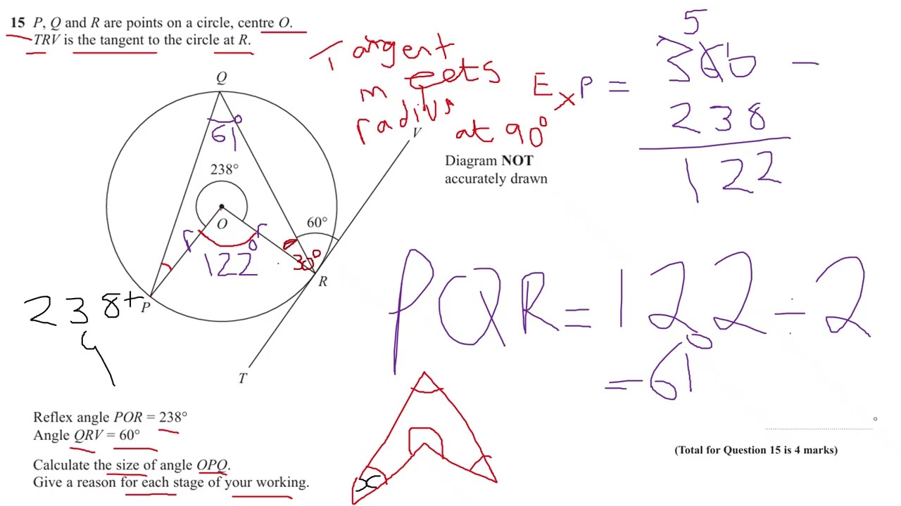 Circle Theorems GCSE Maths Higher Tier