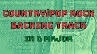 Video thumbnail of "Country/Pop Rock Backing Track in G major"