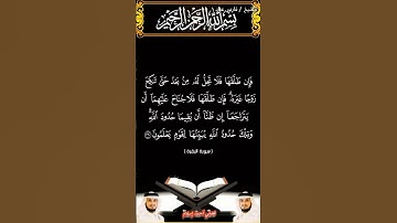 سورة البقرة الآية 230 بصوت الشيخ فارس عباد برواية حفص #القرآن_الكريم #اكسبلور #viral #duet #المصحف