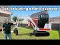 Mini Excavator for Sale! Tips Before You Buy That Mini Excavator! ConEquip 101