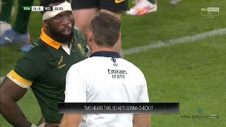 Yellow, Red, and In-Between: Refereeing Analysis of Springboks Historic Win Over All Blacks