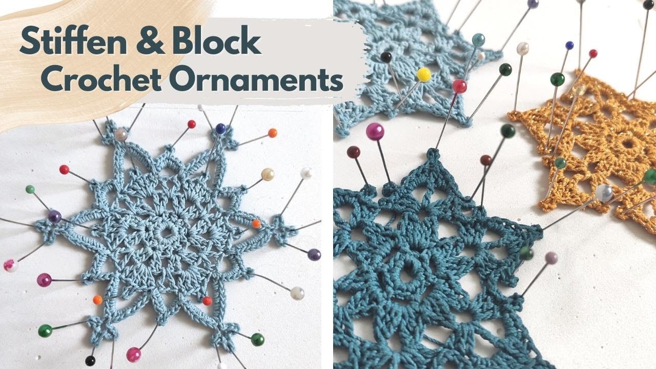 Wet Blocking Crochet Projects, A Tutorial - Crystalized Designs