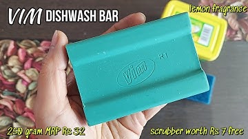 Vim Dishwash Bar Lemon Review | How to use Vim Bar Perfectly