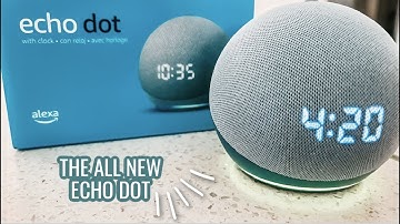 The All New Amazon Echo Dot (4th Gen) | Smart speaker with clock and Alexa | Twilight Blue