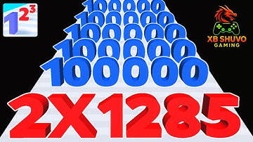 Number Master 3D | Run, Merge & Upgrade! | Mobile Game Gameplay (Android/iOS)