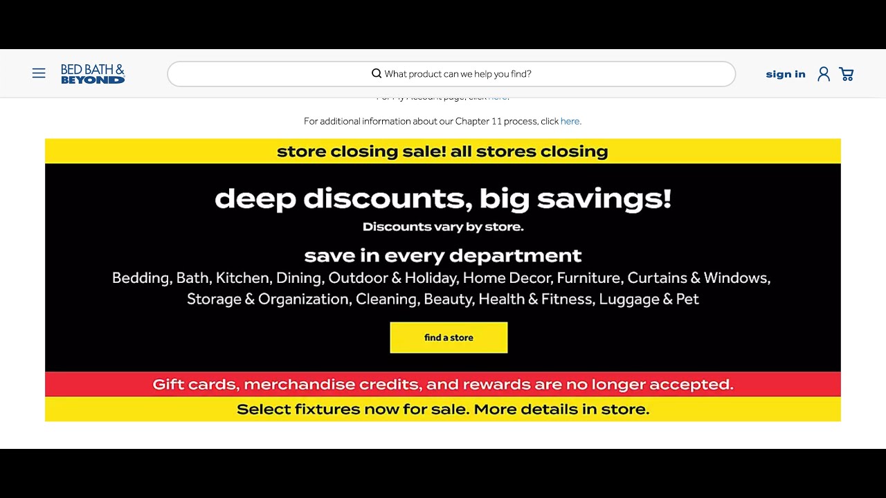 Bed Bath & Beyond & Buy Buy Baby Liquidation Update 6 YouTube