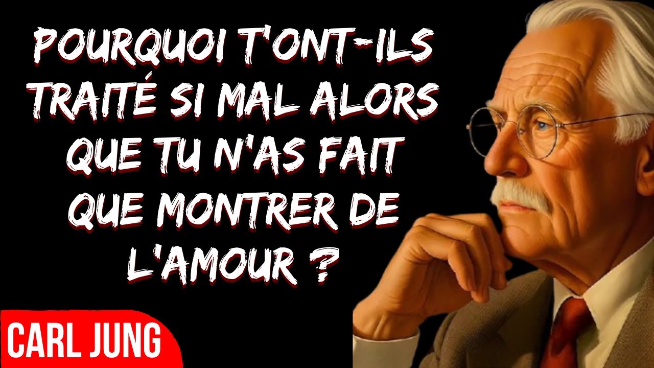 Pourquoi t’ont-ils traité si mal — même lorsque tu n’as offert que de l’amour | Carl Jung