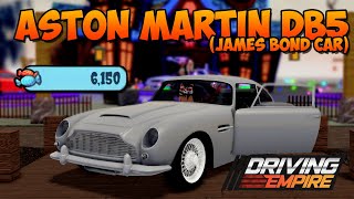 NEW JAMES BONDS ASTON MARTIN DB5 IN ROBLOX DRIVING EMPIRE