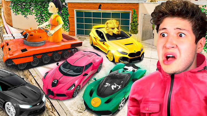 ROBANDO COCHES del JUEGO del CALAMAR en GTA 5! 🚘🦑 (Mods)