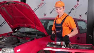 Come cambiare Supporto ammortizzatore e cuscinetto posteriore e anteriore VW UP - video tutorial