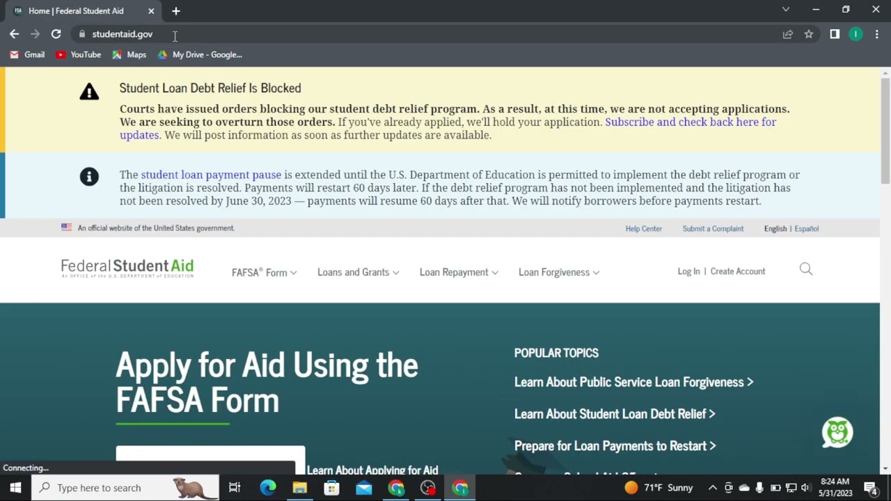 How To Login To Federal Student Aid Account (2023) | Student Aid Loan Sign In (Step By Step)