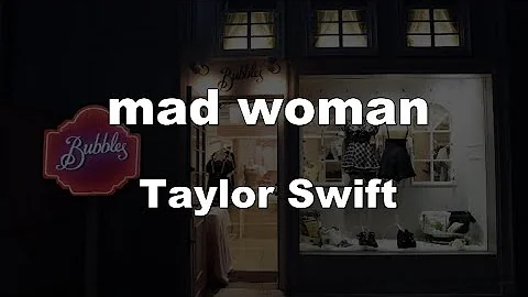 Karaoke♬ mad woman - Taylor Swift 【No Guide Melody】 Instrumental