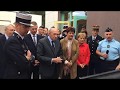 Grard collomb dans le morbihan le ministre de lintrieur rencontre les gendarmes  pontivy