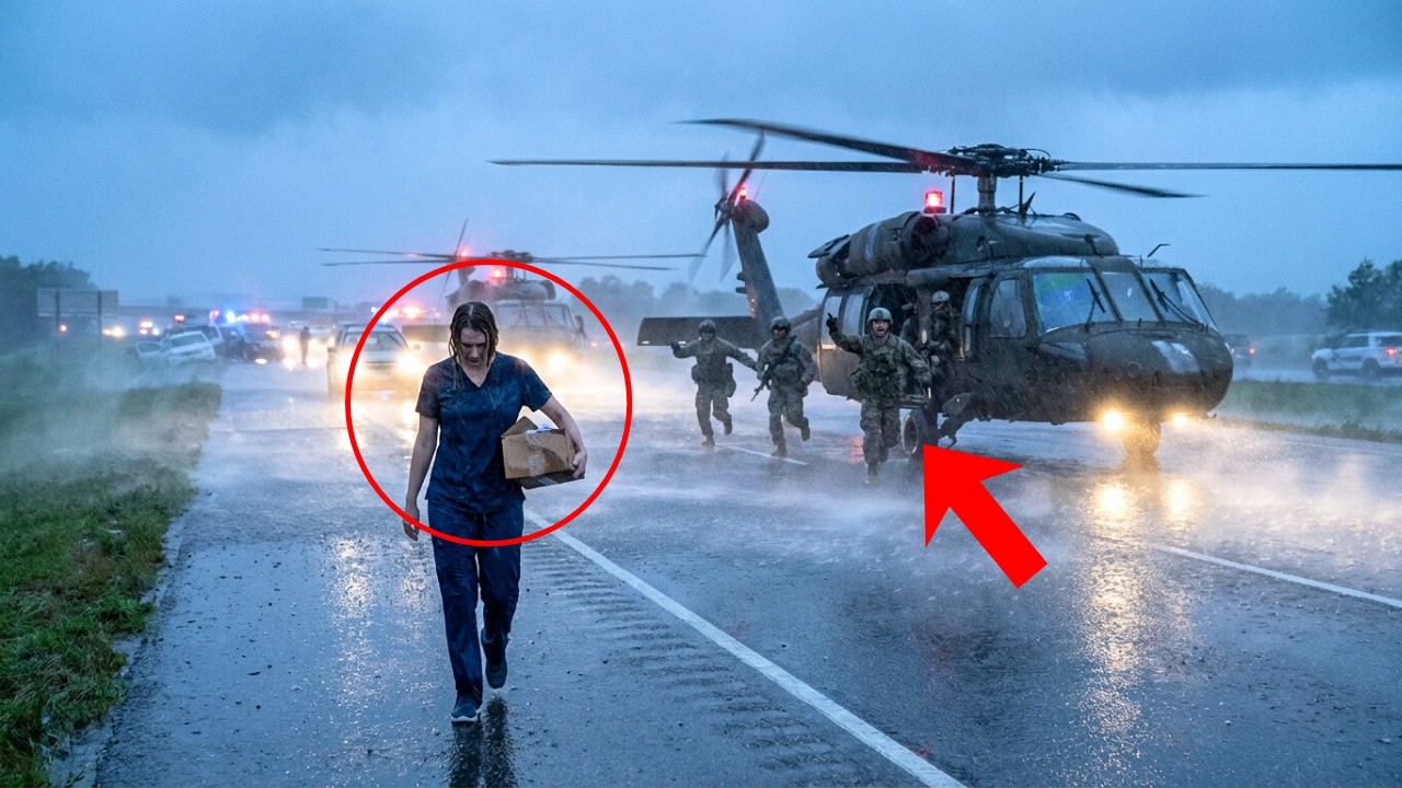 Despedida Bajo La Lluvia — Hasta Que Dos Helicópteros Aterrizaron Gritando: ¿Dónde Está Ella?!