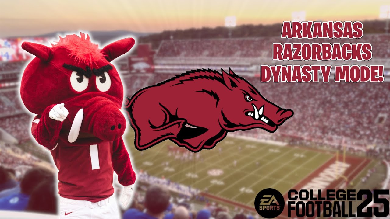 Arkansas Razorbacks Cfb DYNASTY MODE | ARKANSAS RAZORBACKS | (EA Sports College Football 25 ...