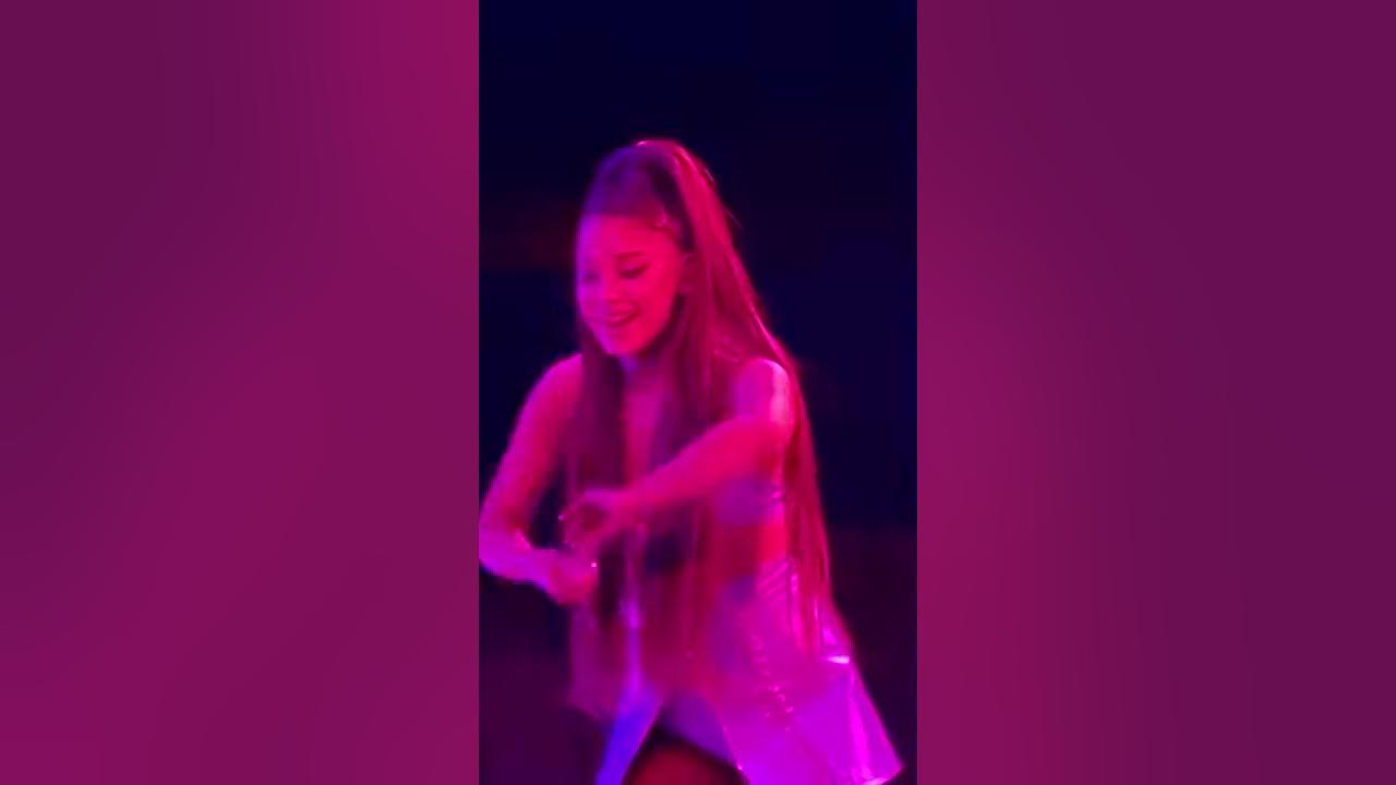 Ariana grande throwing a fenty lip gloss YouTube