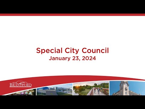 Special City Council Meeting - January 23, 2024