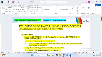 New Perspectives PowerPoint 365 | Module 4: End of Module Project 1 | NP_PPT365_EOM4-1