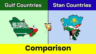 Gulf Countries vs Stan Countries | Stan Countries vs Gulf Countries | Gulf | Comparison | Data Duck