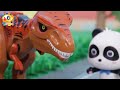 赤ちゃん恐竜がお腹すいた おいしい食べ物を作ってあげよう❤トイバス（ToyBus) キッズ おもちゃアニメ