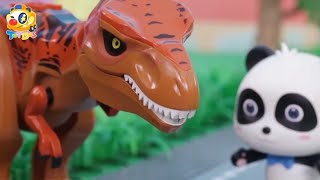 赤ちゃん恐竜がお腹すいた おいしい食べ物を作ってあげよう❤トイバス（ToyBus) キッズ おもちゃアニメ