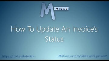 MIDAS: How To Update An Invoice