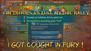 Lords Mobile - I GOT RALLIED IN KVK WHILE I WAS IN FURY & WITHOUT INFIMRAYS !