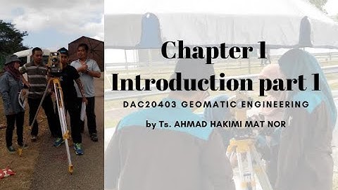 CHAPTER 1 INTRODUCTION OF GEOMATIC PART1