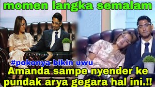 MOMEN ROMANTIS ARYA DAN AMANDA DI DAHSYATNYA 1 TAHUN IC AMANDA SAMPE NYENDER DI PUNDAK ARYA.!!