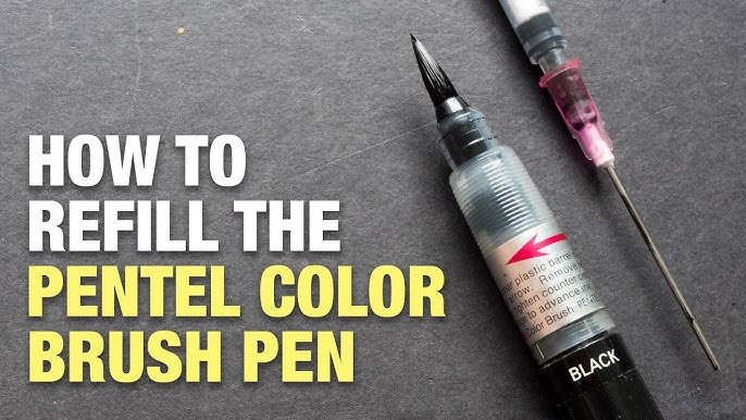 Refillable Water Color Brush Pens Set Soft Watercolor - Temu