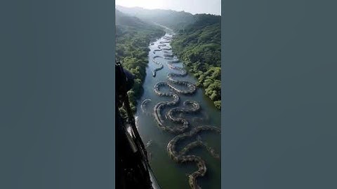 Trăn anaconda ở rừng Amazon #anaconda #amazon #trăn #viral