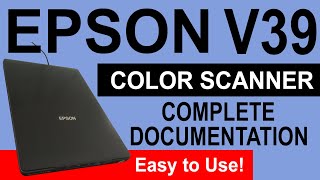 Epson Color Scanner V39 - LOW COST Flatbed Scanner with Kickstand - All the Software EXPLAINED! screenshot 2