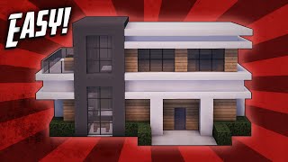 Minecraft: How To Build A Small Modern House Tutorial (#18) screenshot 2