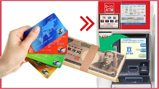 How to withdraw credit cash in Japanese ATM Resimi