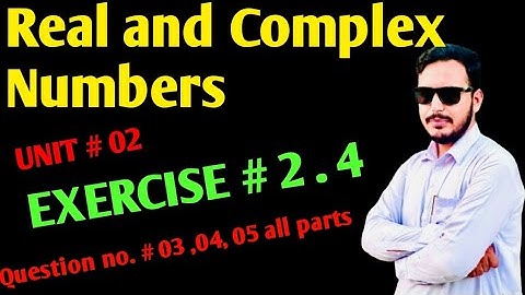 Class 9 Mathematics, unit# 2 Exercise#2.4 Question no. # 4 & 5. kpk Board