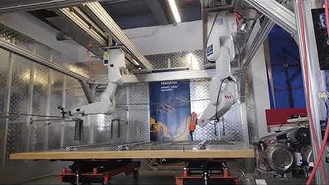 Rebartek testing small scale gantry