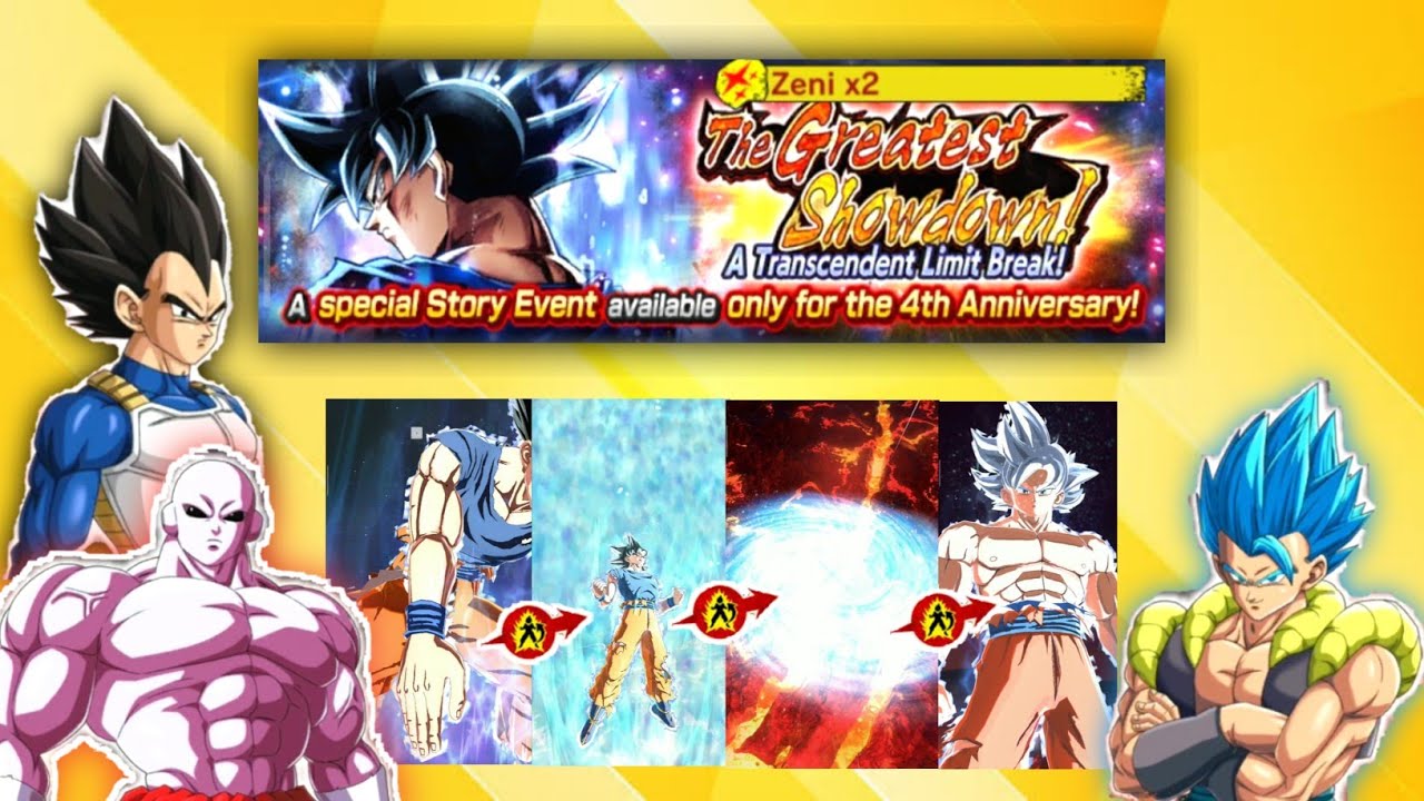 The Greatest Showdown Mission Ultra Instinct Transformation MUI Goku The 4Th ANNIVERSARY