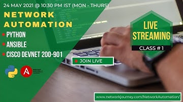 ✅Clas#1/2: Network Automation: Cisco Devnet 200-901 + Python + Ansible + Nornir  || Trainer: Sagar