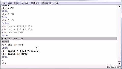 Python Programming Tutorial – 23 – Comparison Operators