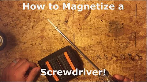 How to Magnetize a Screwdriver! (Tool Tip #2)