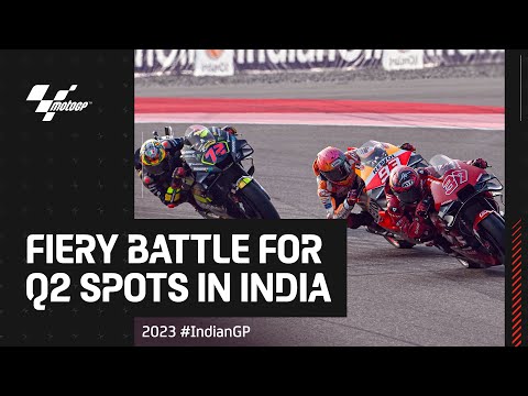 The decisive last 5 mins of #MotoGP Practice 👊 | 2023 #IndianGP