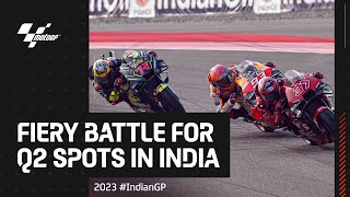 The decisive last 5 mins of #MotoGP Practice 👊 | 2023 #IndianGP